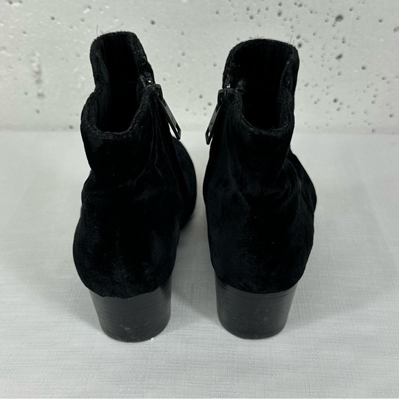 Joie Women’s size 3 7/ 7 Fenella Black Velvet Ankle Boots Booties - Picture 6 of 17